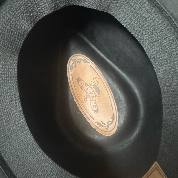 Freebird Black Hat with Woven Band - Picture 6 of 7